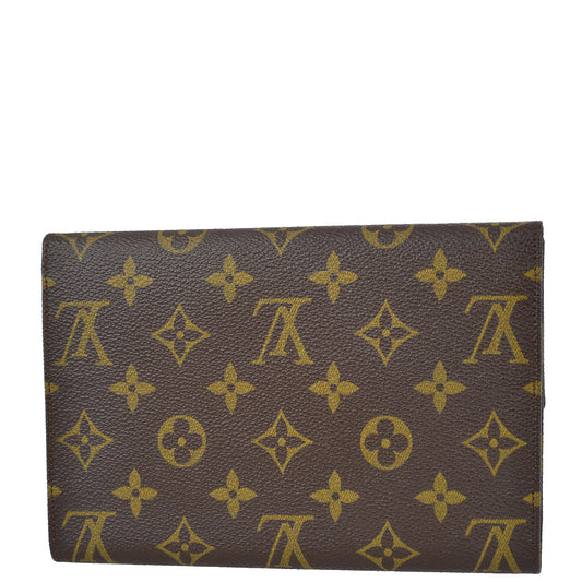 Louis Vuitton Monogram Pochette Passport Trifold Wallet Purse