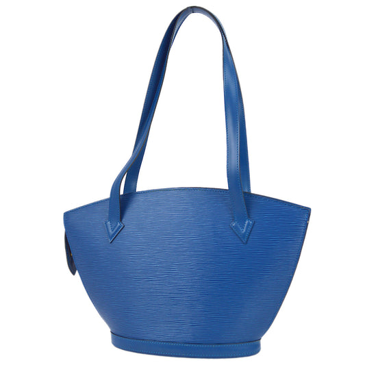 Louis Vuitton 1996 Blue Epi Saint Jacques Poignee Long Tote Bag M52335