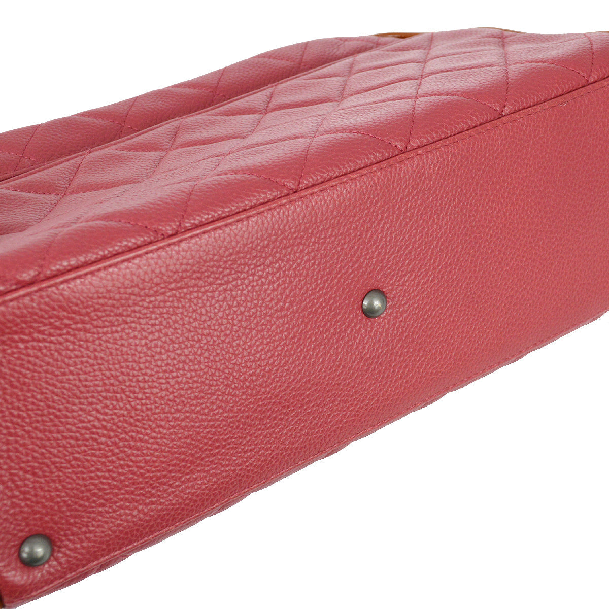 Chanel Pink Caviar Bowling Bag 27