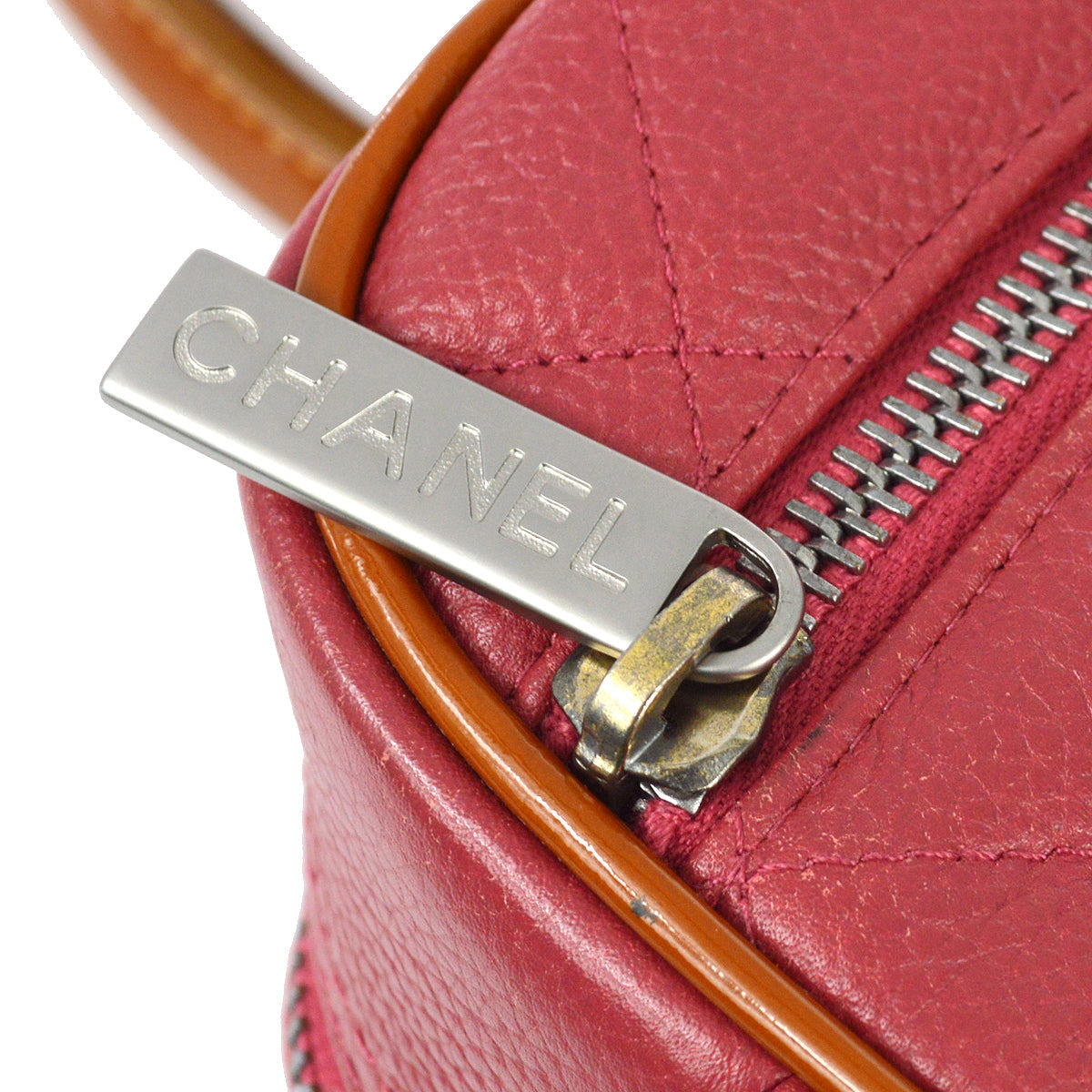 Chanel Pink Caviar Bowling Bag 27