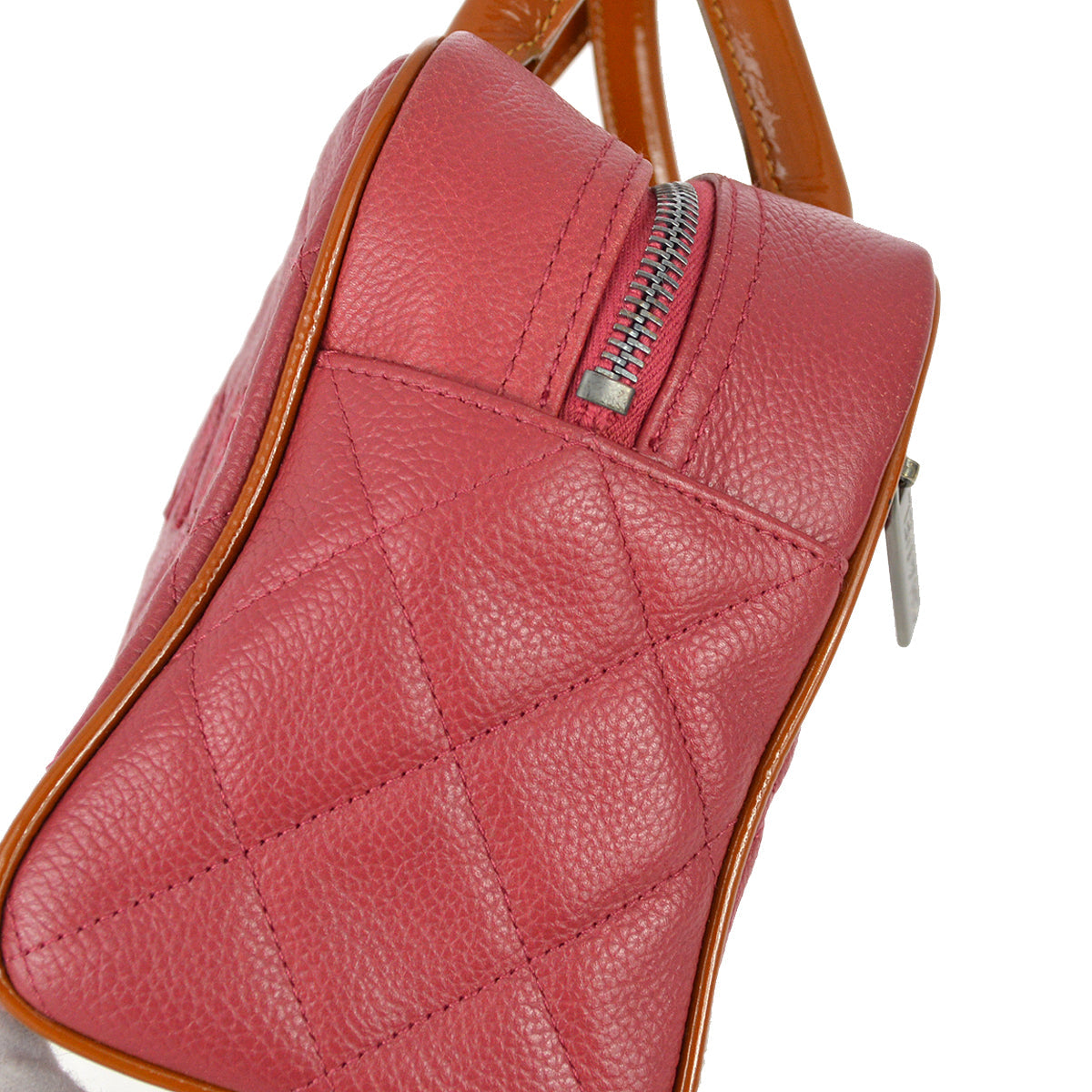Chanel Pink Caviar Bowling Bag 27