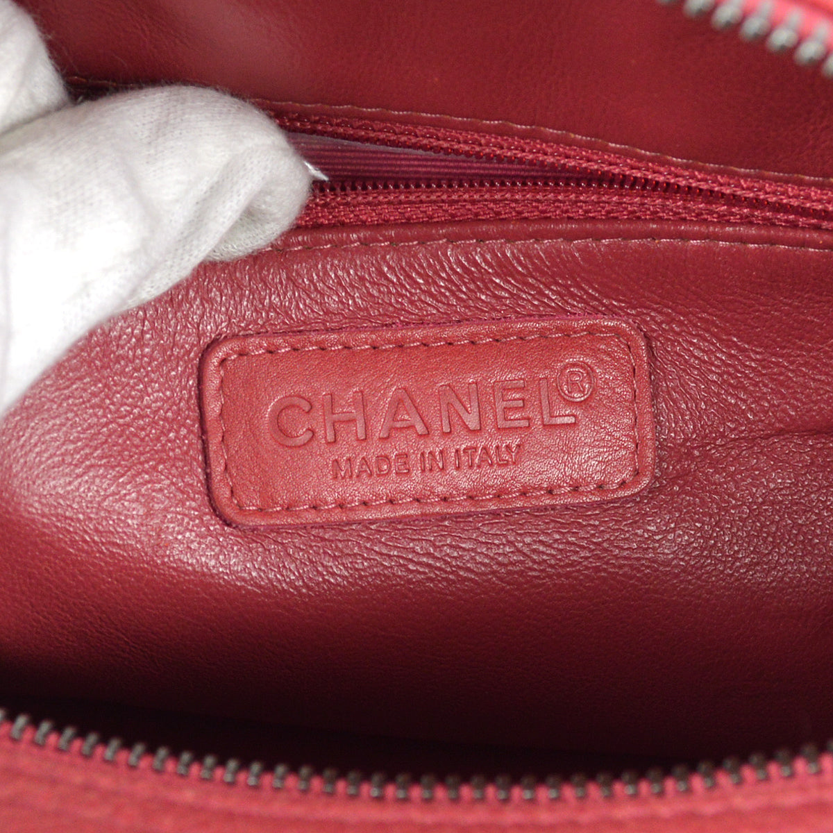 Chanel Pink Caviar Bowling Bag 27