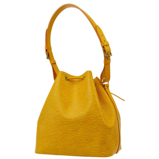 Louis Vuitton 1997 Yellow Epi Petite Noe Bucket Shoulder Bag M44109