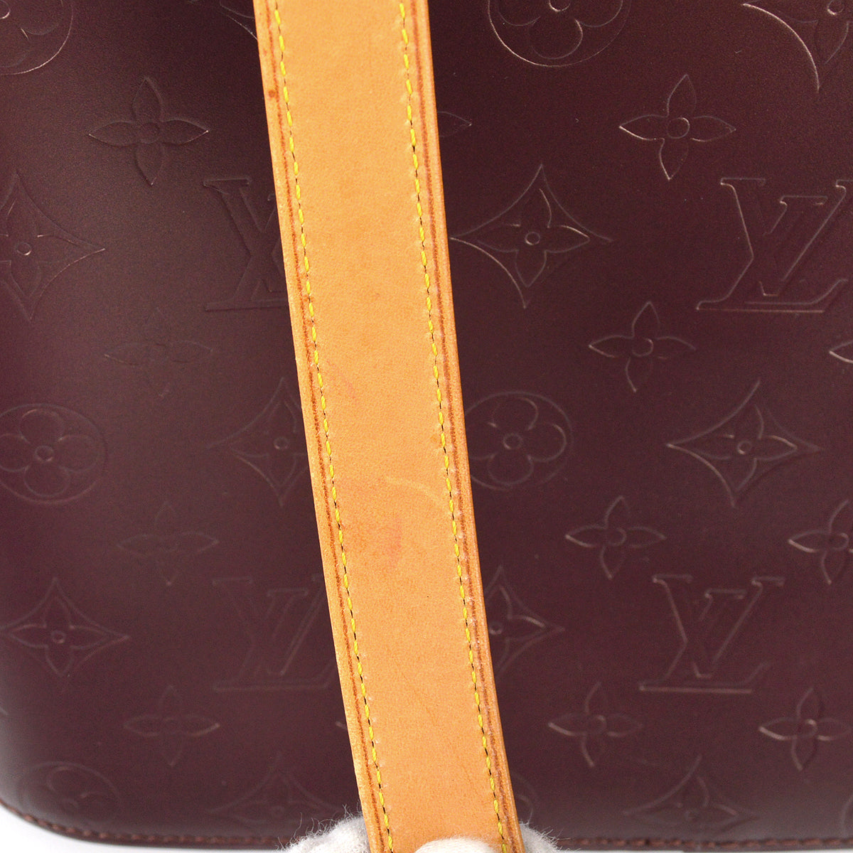 Louis Vuitton 2003 Purple Monogram Mat Stockton Tote Handbag M55116