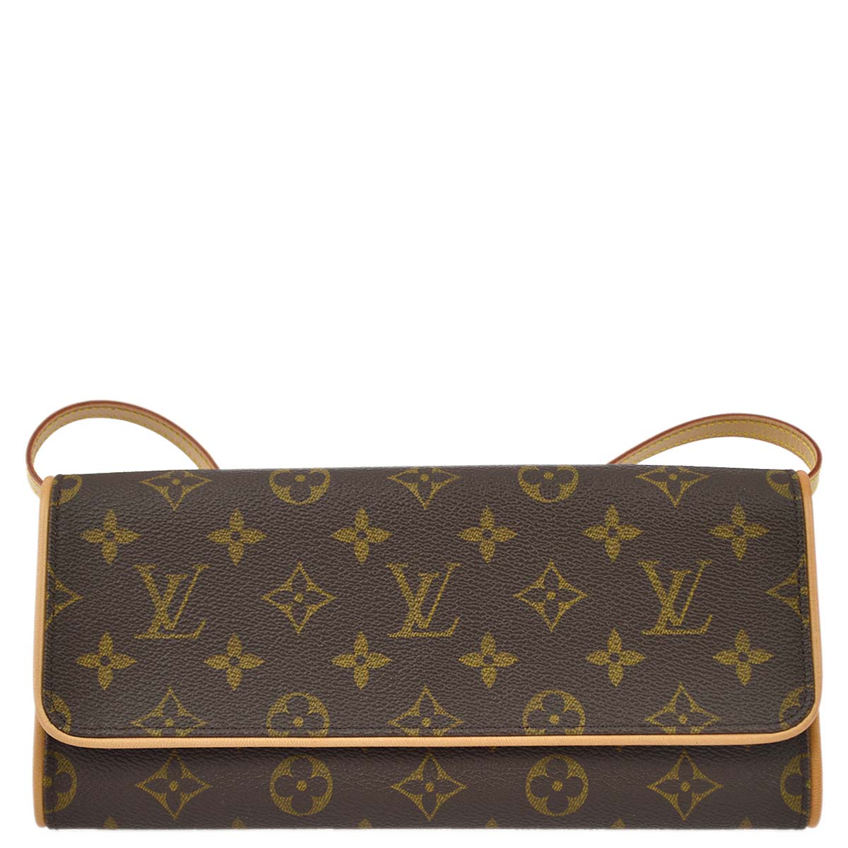 Louis Vuitton 1999 Monogram Pochette Twin GM Shoulder Bag M51852