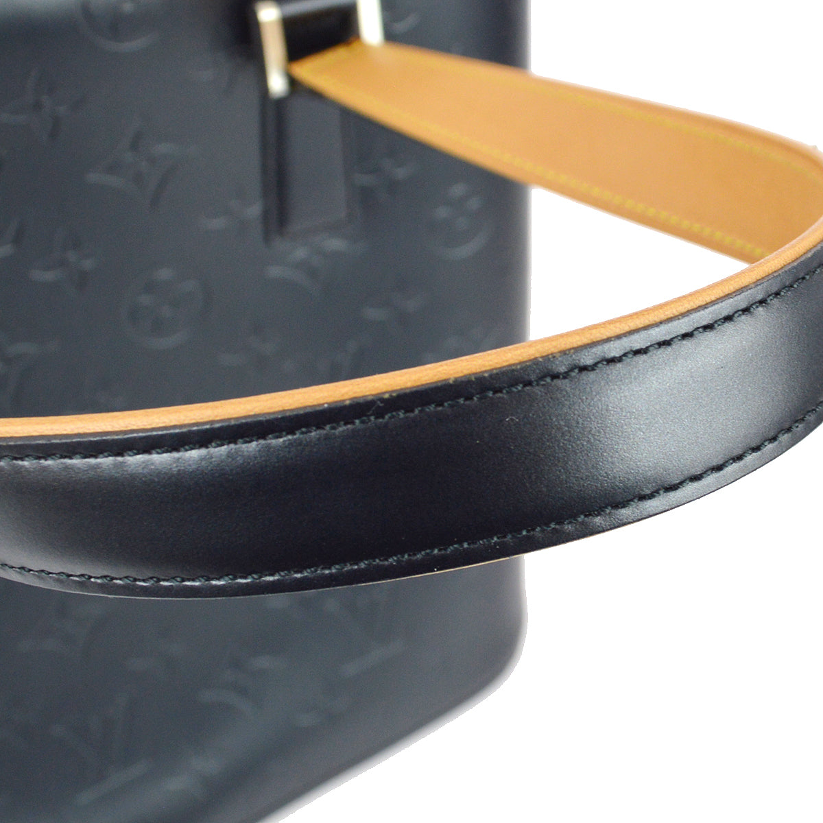 Louis Vuitton 2002 Blue Monogram Mat Stockton Tote Handbag M55115