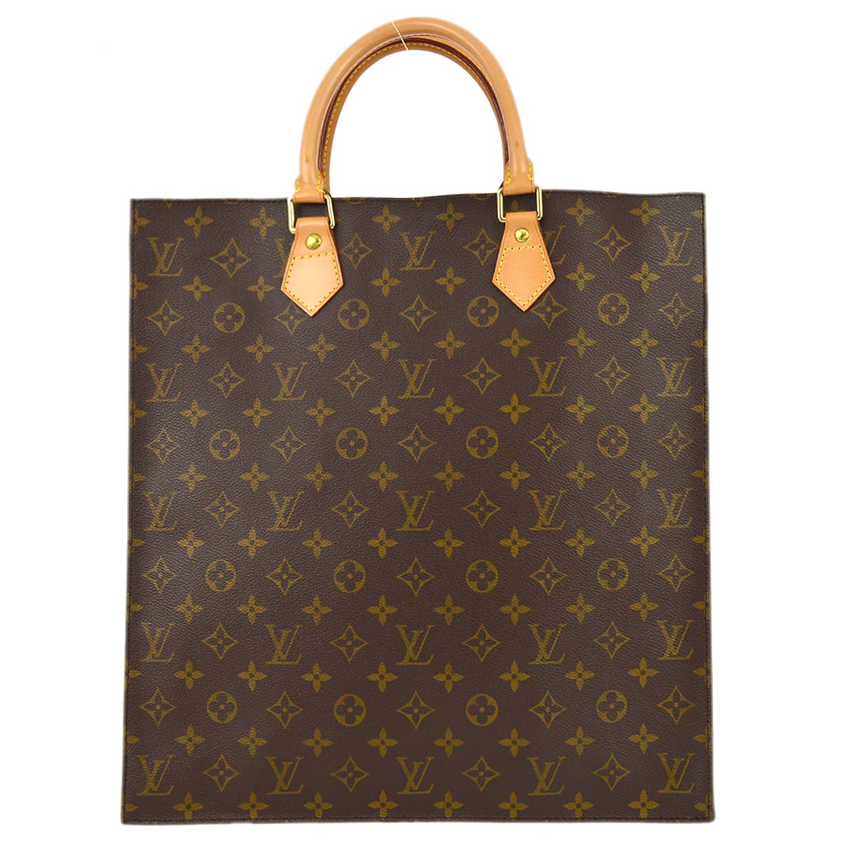 Louis Vuitton 2002 Monogram Sac Plat Handbag M51140