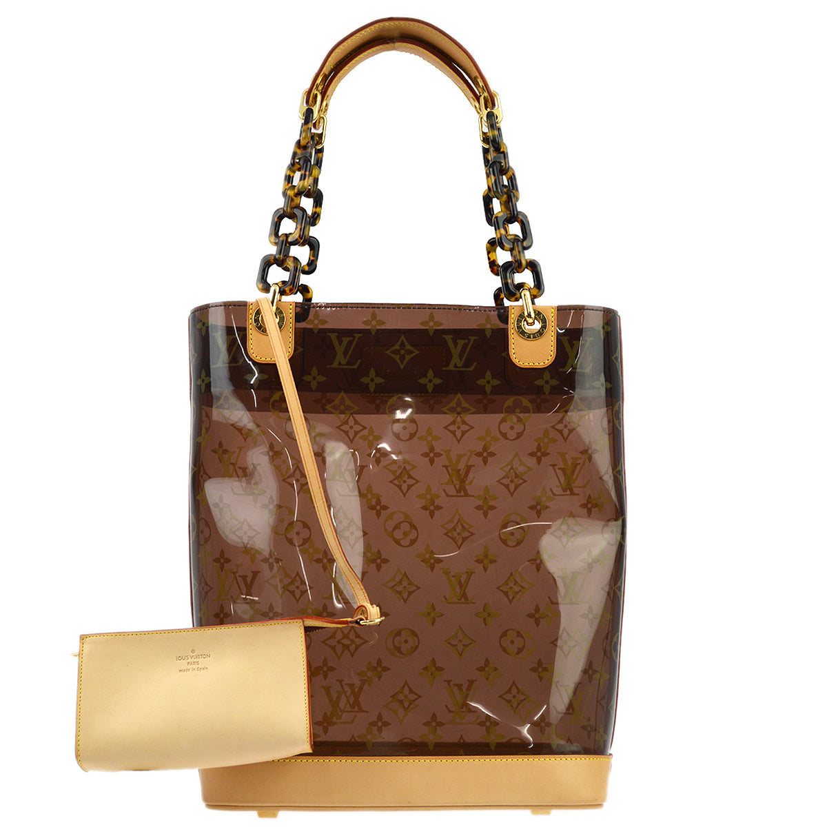 Louis Vuitton Monogram Vinyl Cabas Ambre MM Tote Bag M92501