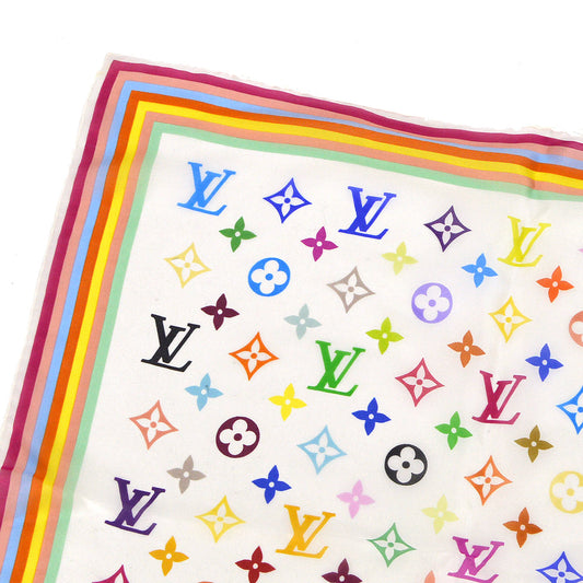 Louis Vuitton Monogram Multicolor Scarf M71913 Small Good