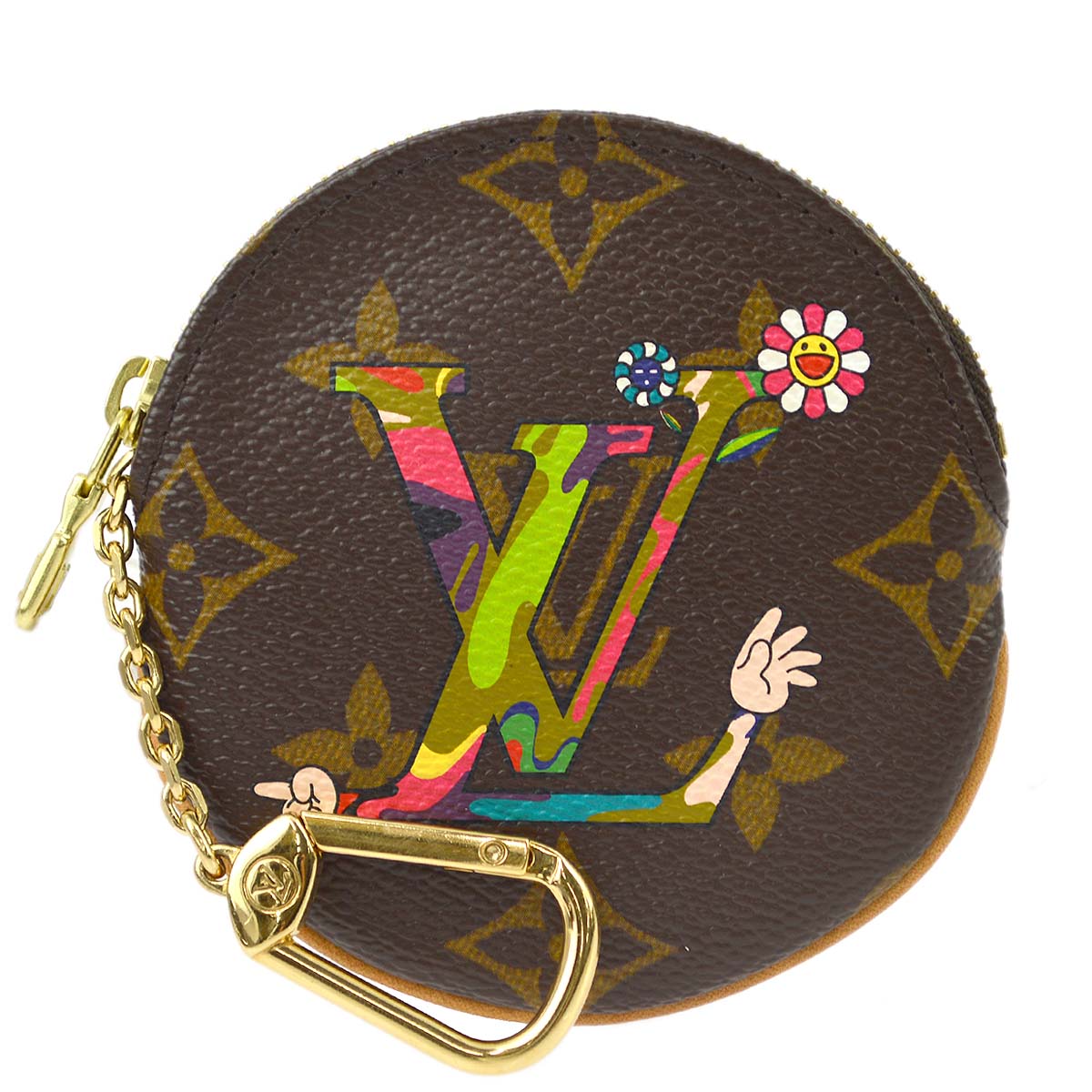 Louis Vuitton Porte Monnaie Rond Coin Case Wallet LV Hand M95563