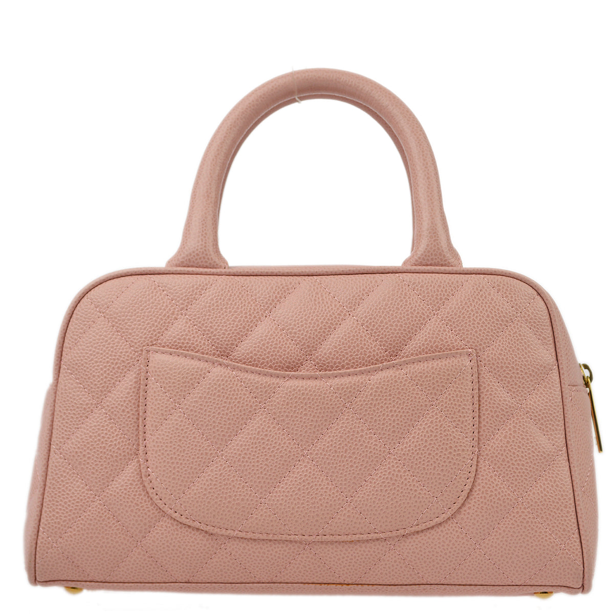 Chanel Pink Caviar Bowling Bag 27