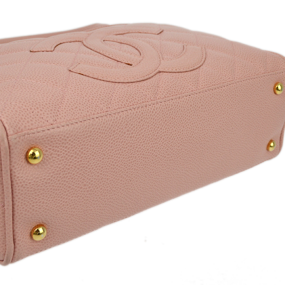 Chanel Pink Caviar Bowling Bag 27