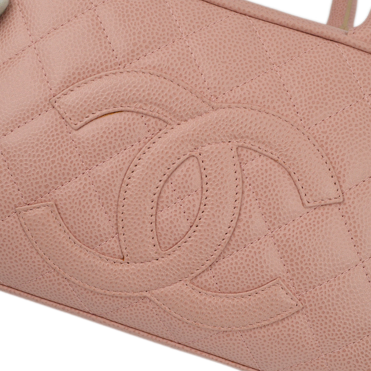 Chanel Pink Caviar Bowling Bag 27