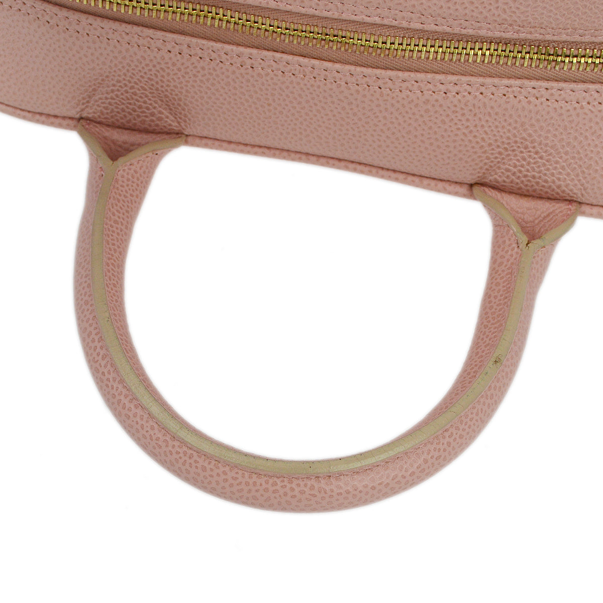 Chanel Pink Caviar Bowling Bag 27