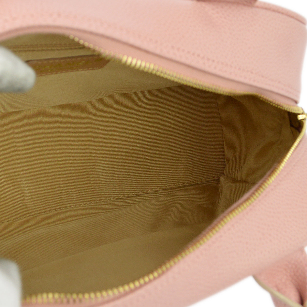 Chanel Pink Caviar Bowling Bag 27