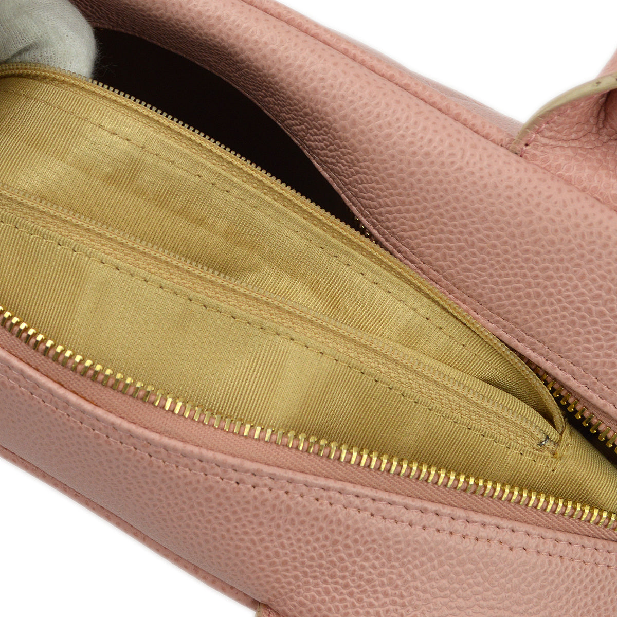 Chanel Pink Caviar Bowling Bag 27