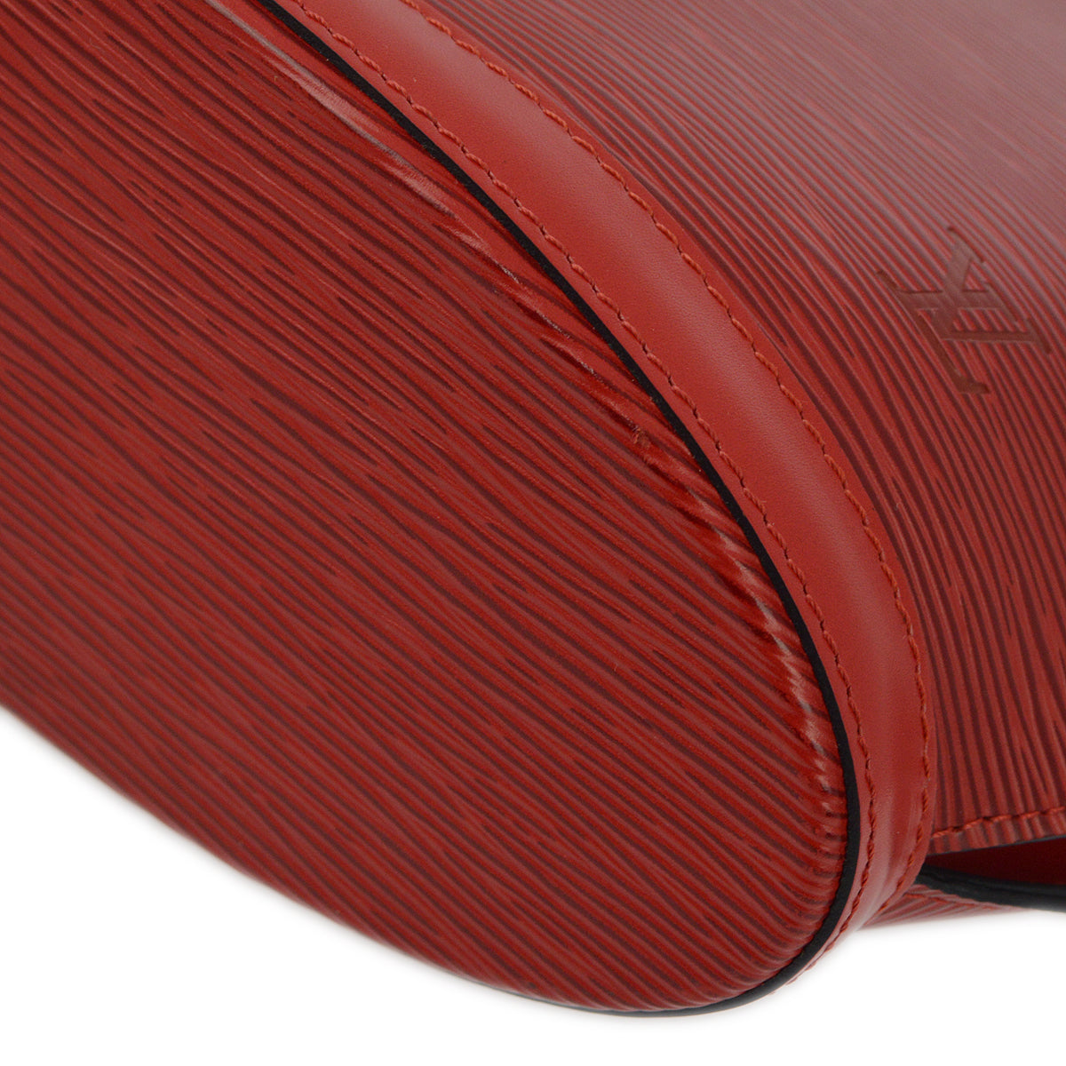 Louis Vuitton 1999 Red Epi Saint Jacques Poignee Long Tote Bag M52337