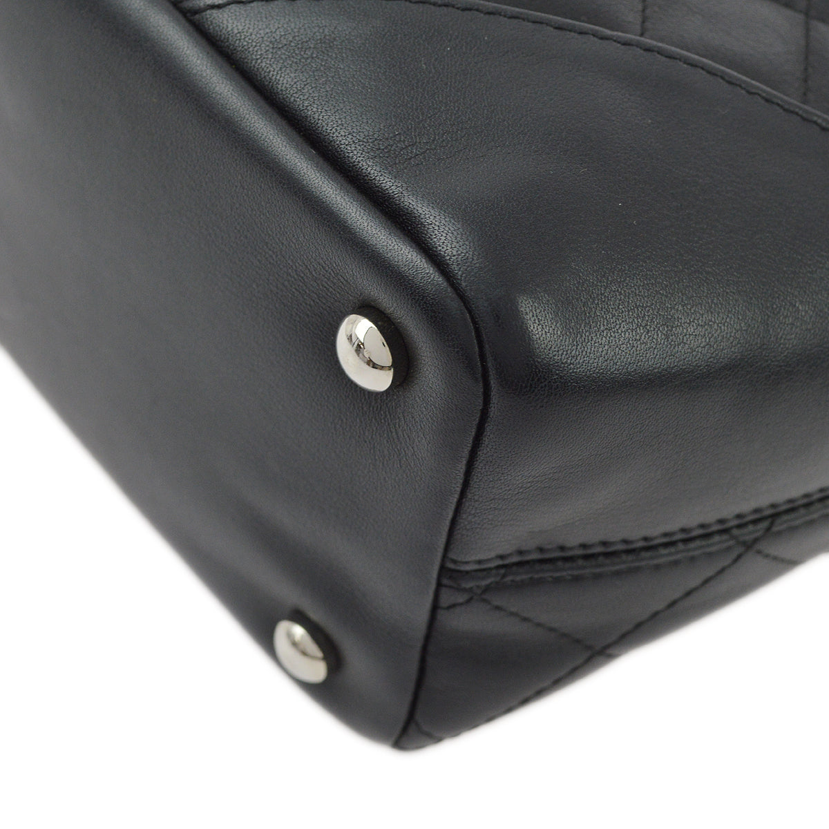 Chanel Black Calfskin Cambon Ligne Tote Handbag