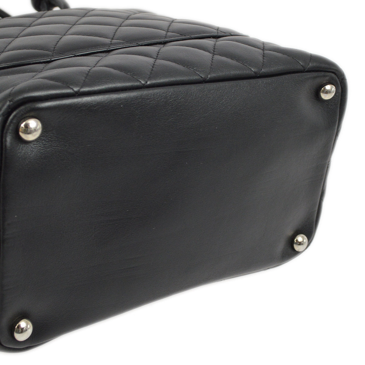 Chanel Black Calfskin Cambon Ligne Tote Handbag