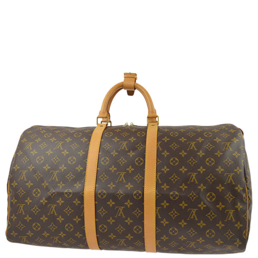 Louis Vuitton 1995 Monogram Keepall 55 Travel Duffle Handbag M41424