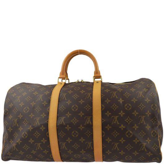 Louis Vuitton Monogram Keepall 50 Duffle Travel Handbag M41426