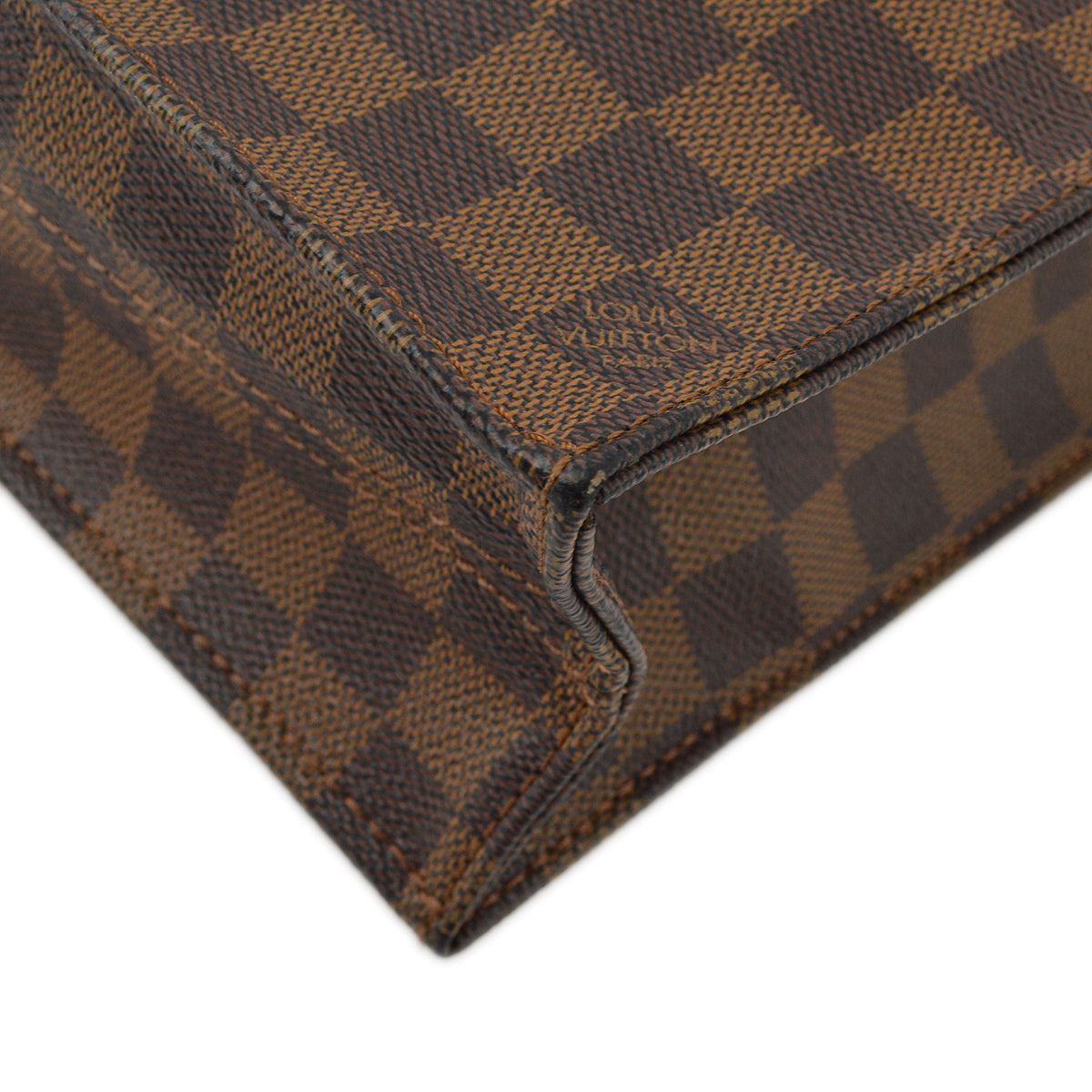 Louis Vuitton 2004 Damier Sac Plat Tote Handbag N51140