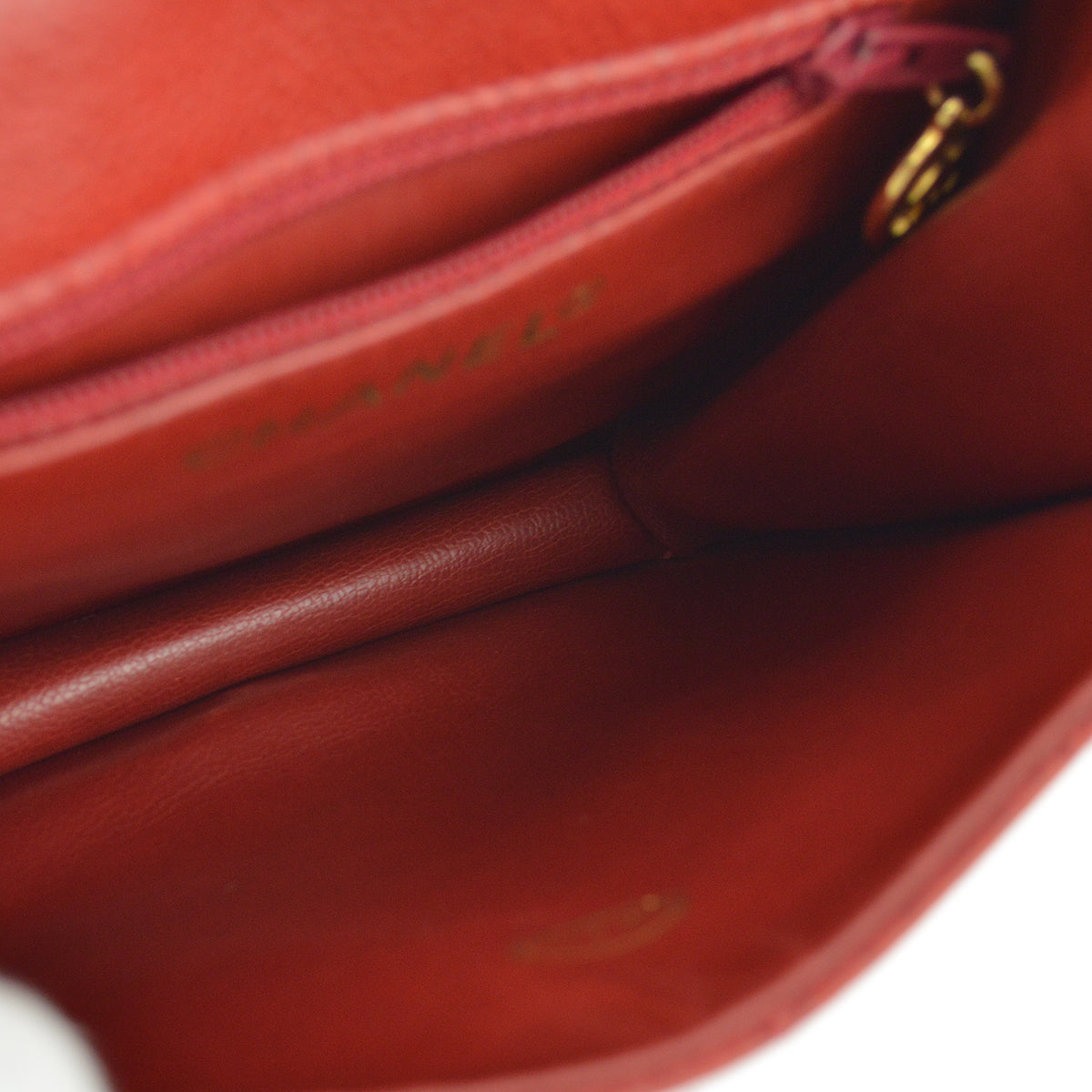 Chanel Red Caviar Waist Bum Bag #75/30