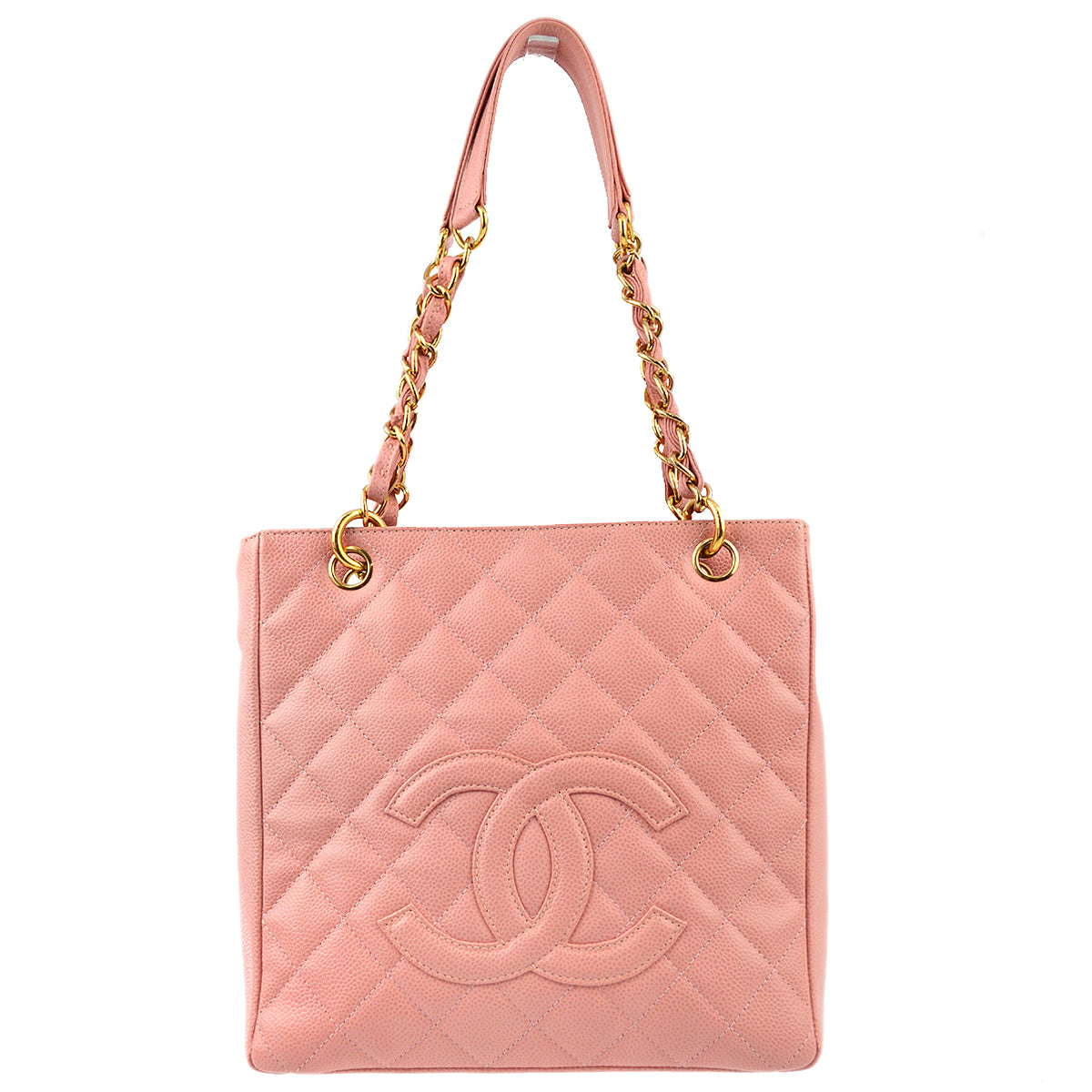 Chanel Pink Caviar Petite Shopping Tote PST Tote Bag