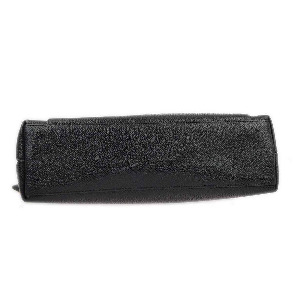 Chanel Black Caviar Chain Shoulder Tote Bag