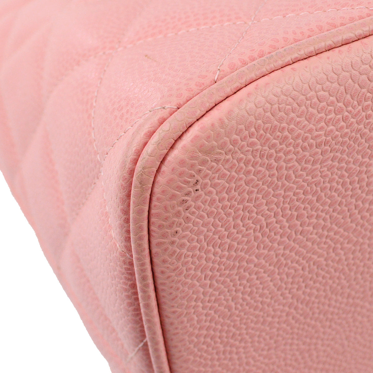 Chanel Pink Caviar Medallion Tote Handbag