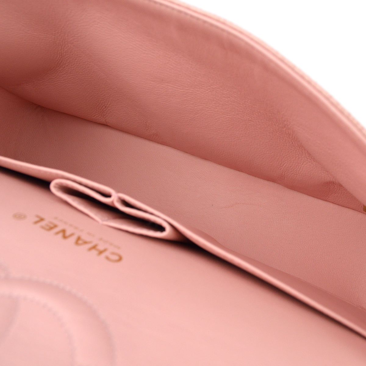 Chanel Pink Caviar Medium Classic Double Flap Shoulder Bag
