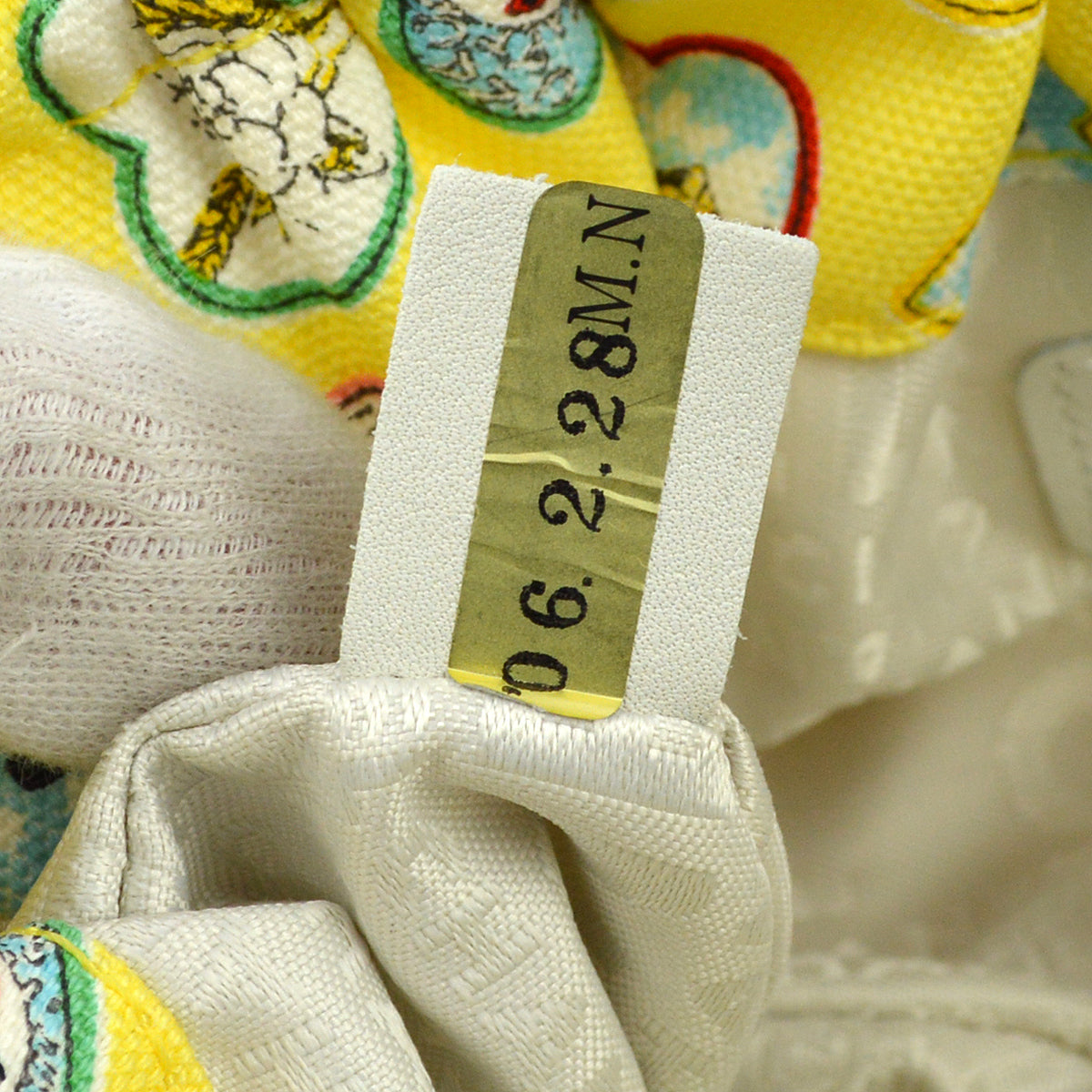 Chanel Yellow Canvas Valentine Chain Handbag