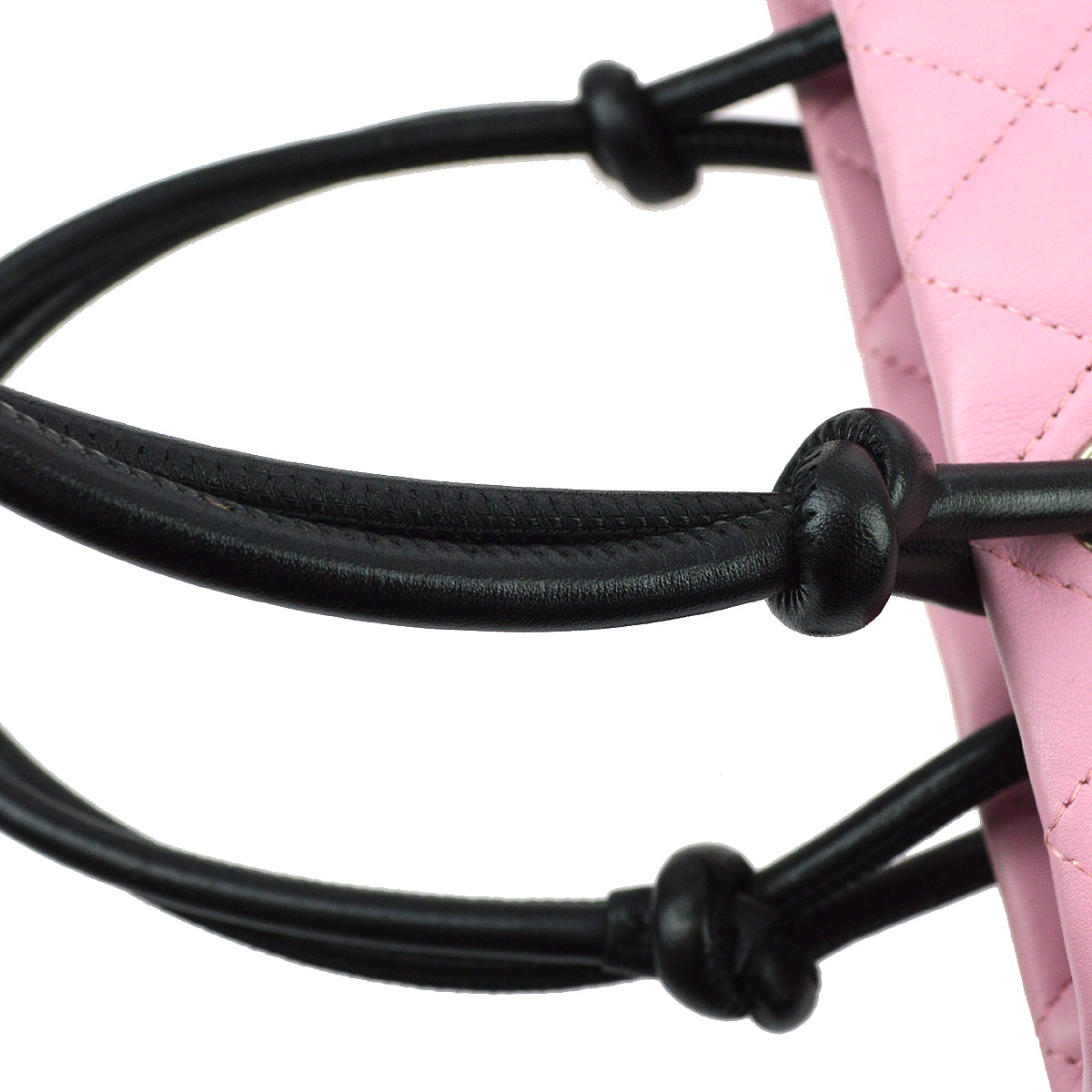 Chanel Pink Calfskin Cambon Ligne Tote Handbag