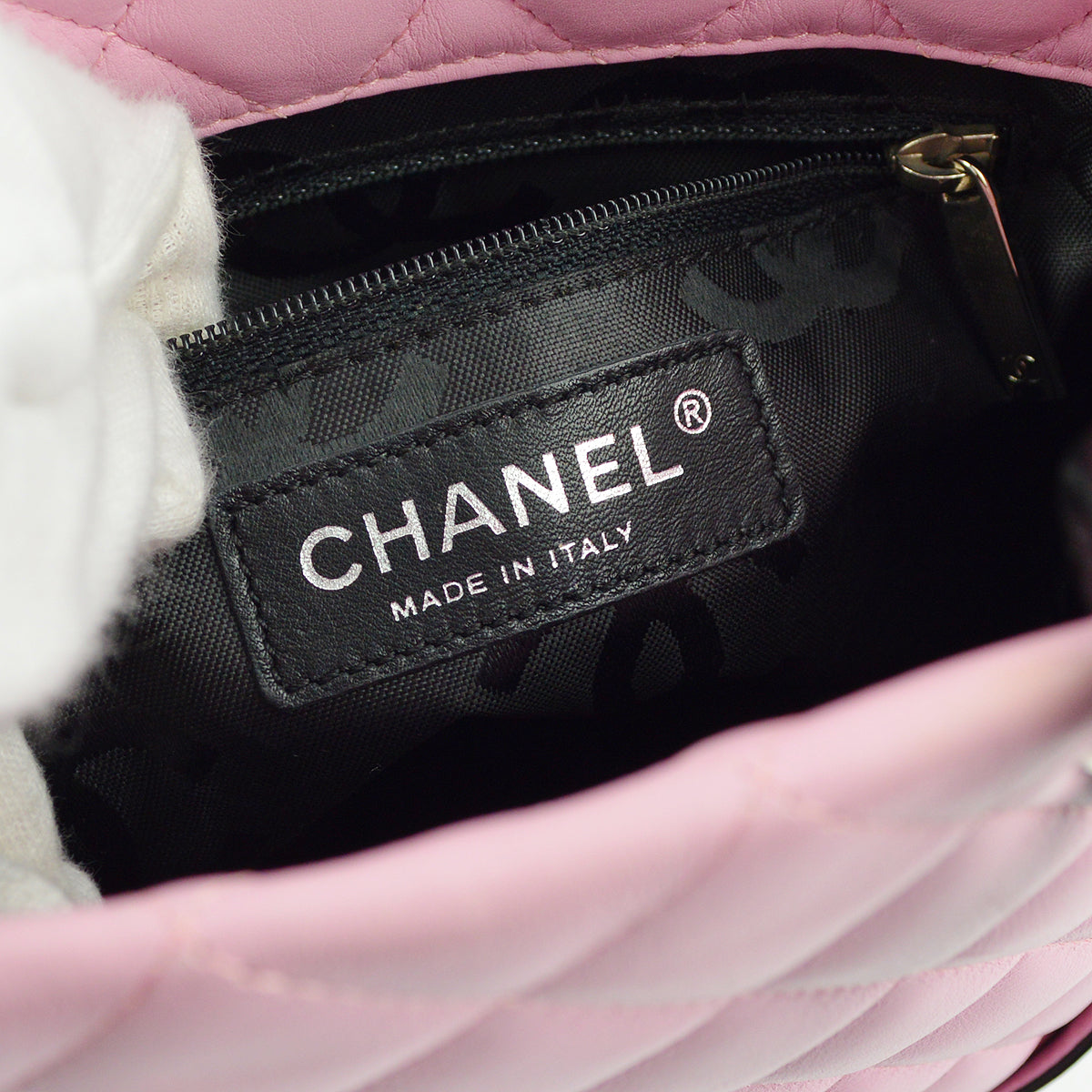 Chanel Pink Calfskin Cambon Ligne Tote Handbag