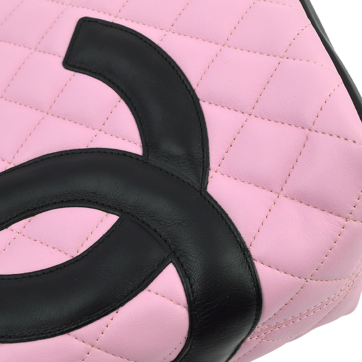 Chanel Pink Calfskin Cambon Ligne Tote Handbag