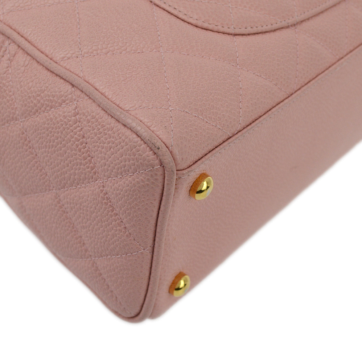 Chanel Pink Caviar Bowling Bag 27