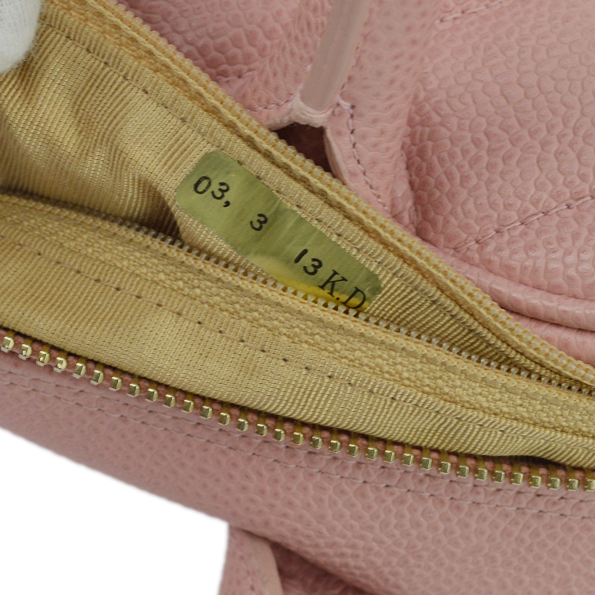 Chanel Pink Caviar Bowling Bag 27