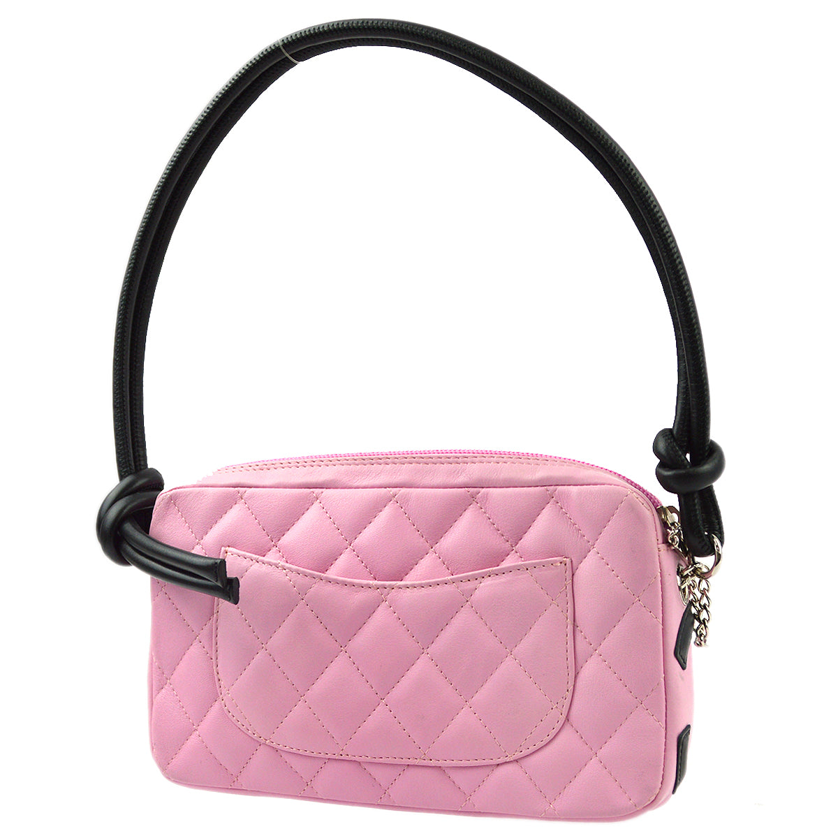 Chanel Pink Calfskin Cambon Ligne Handbag
