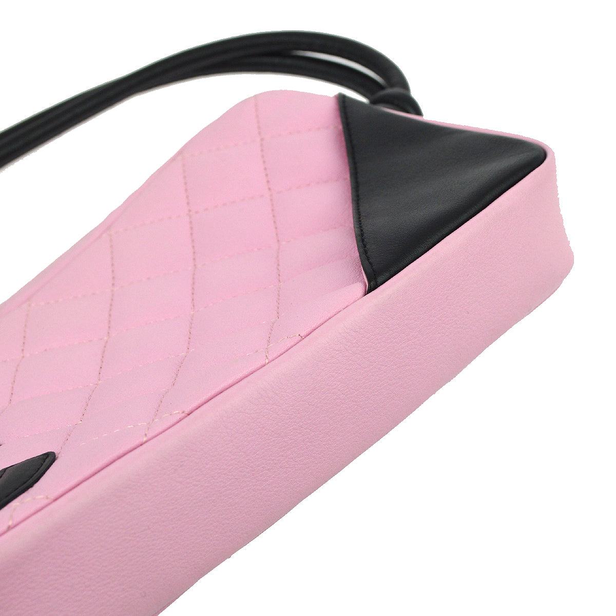 Chanel Pink Calfskin Cambon Ligne Handbag