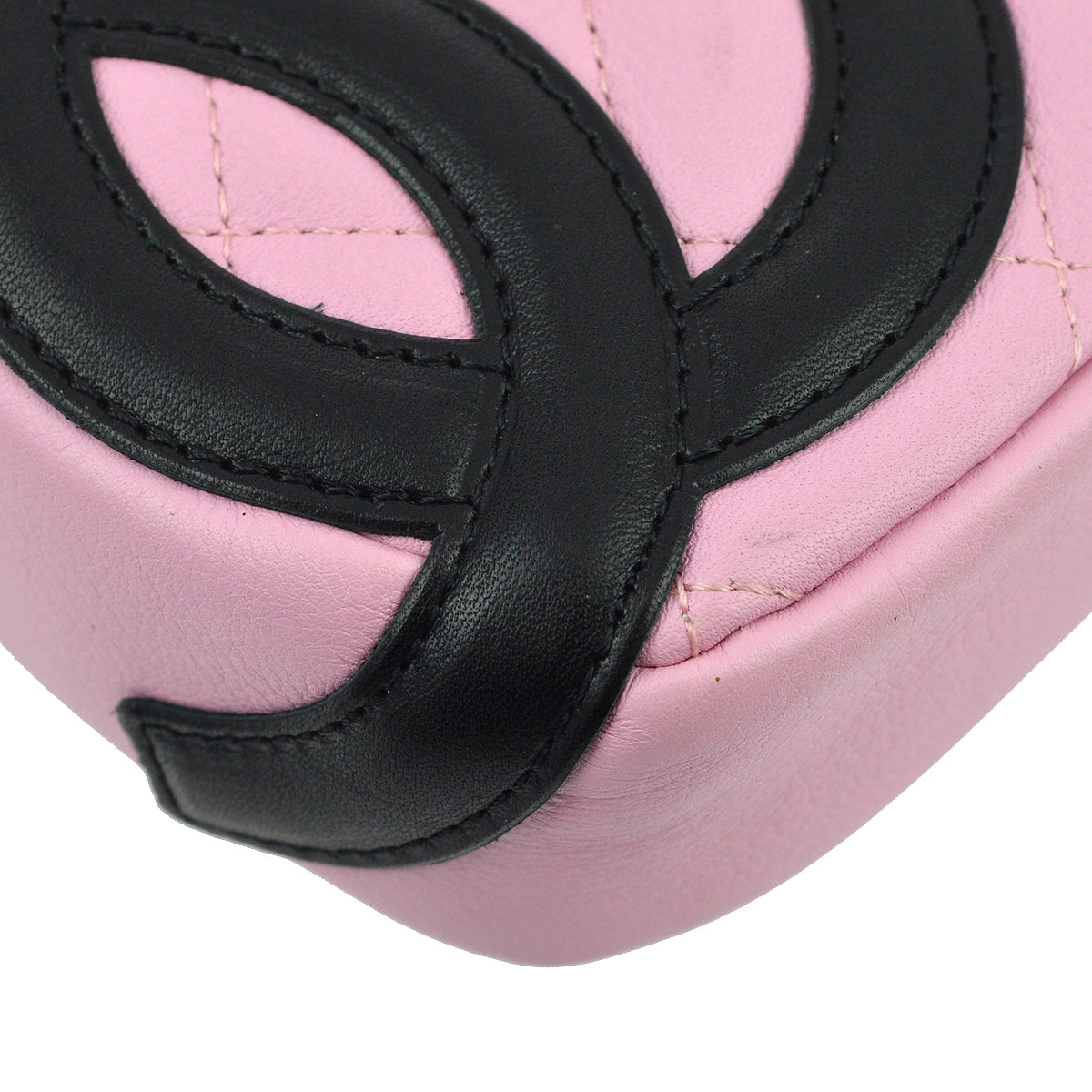 Chanel Pink Calfskin Cambon Ligne Handbag
