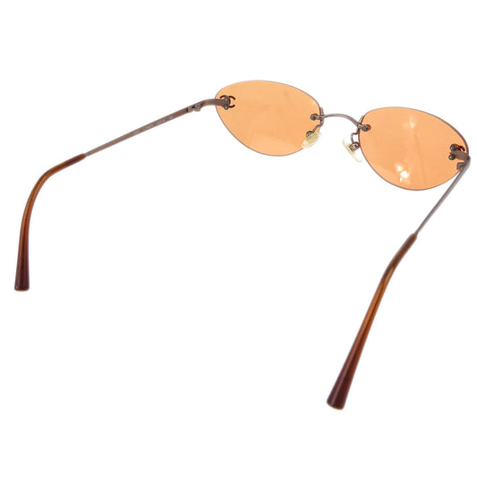 Chanel Sunglasses Eyewear Brown Small Good