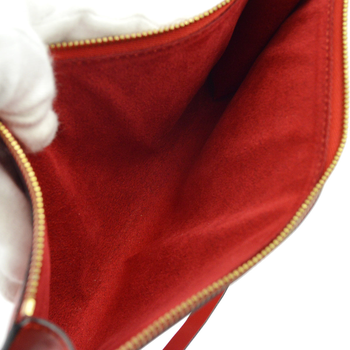 Louis Vuitton Red Epi Pochette Accessoires Handbag M52947