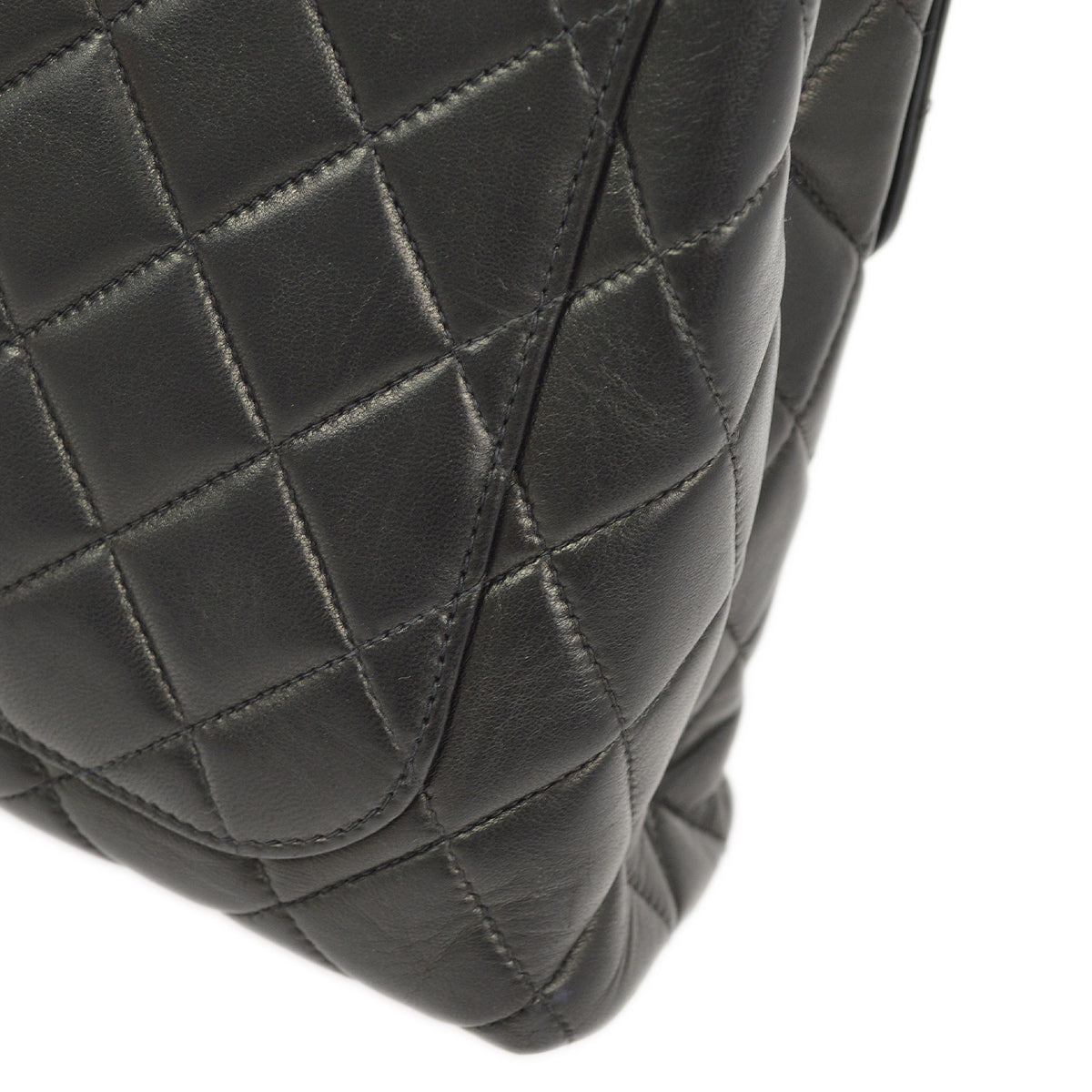 Chanel 1996-1997 Black Lambskin Kelly 25