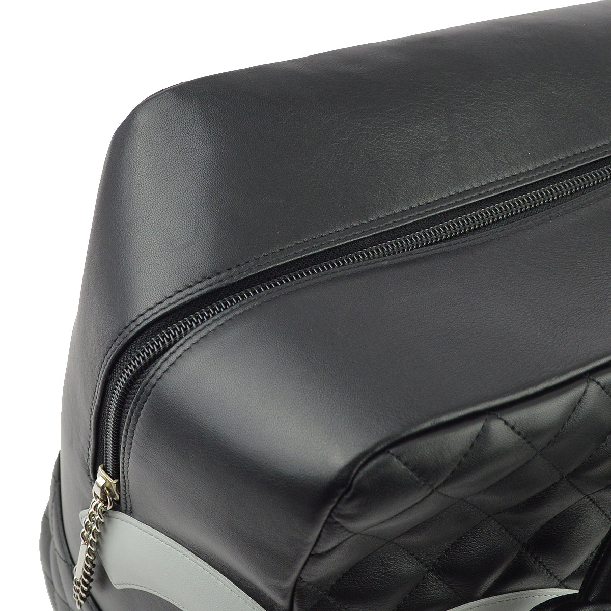 Chanel 2004-2005 Black Calfskin Cambon Ligne Handbag