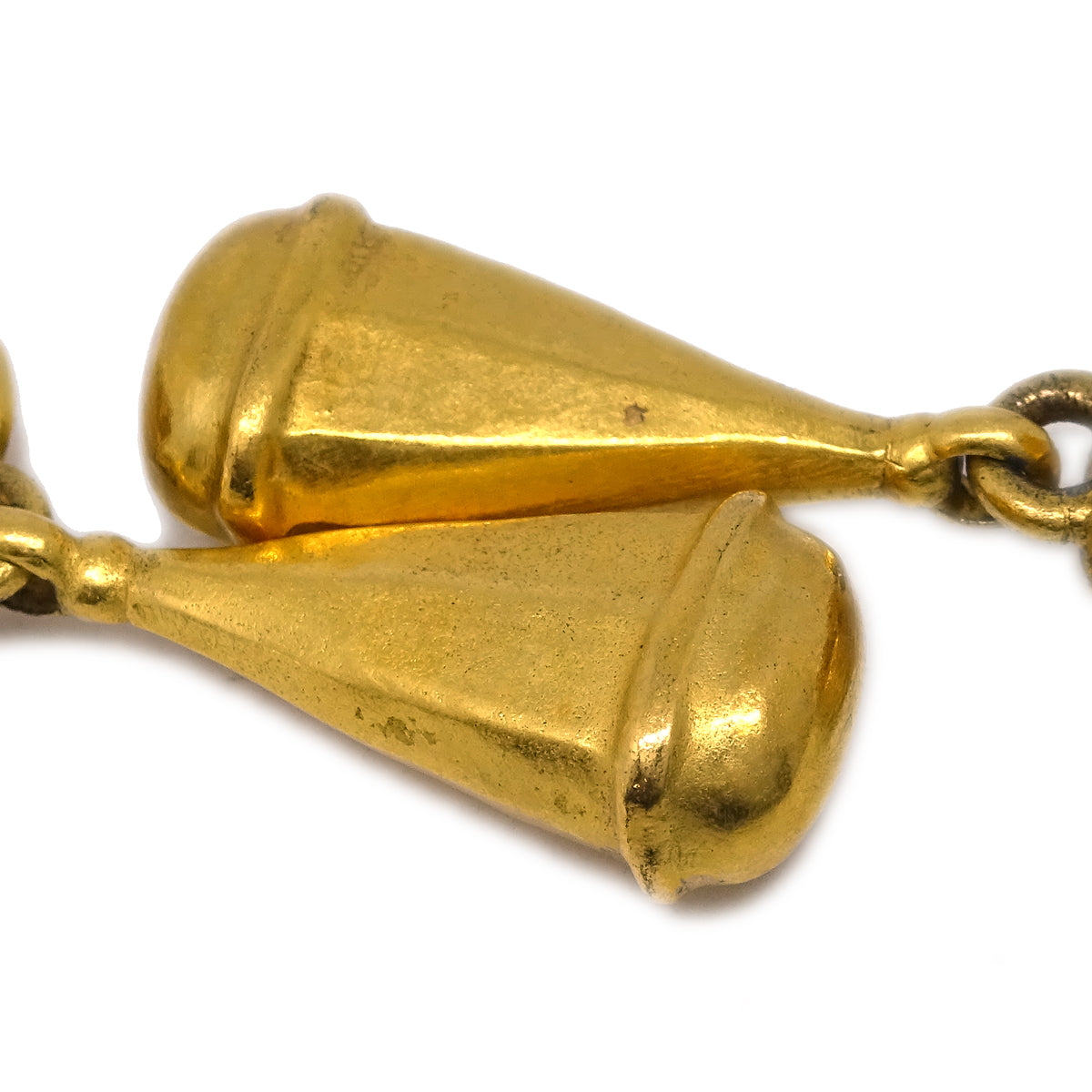 Chanel Dangle Earrings Clip-On Gold 96P