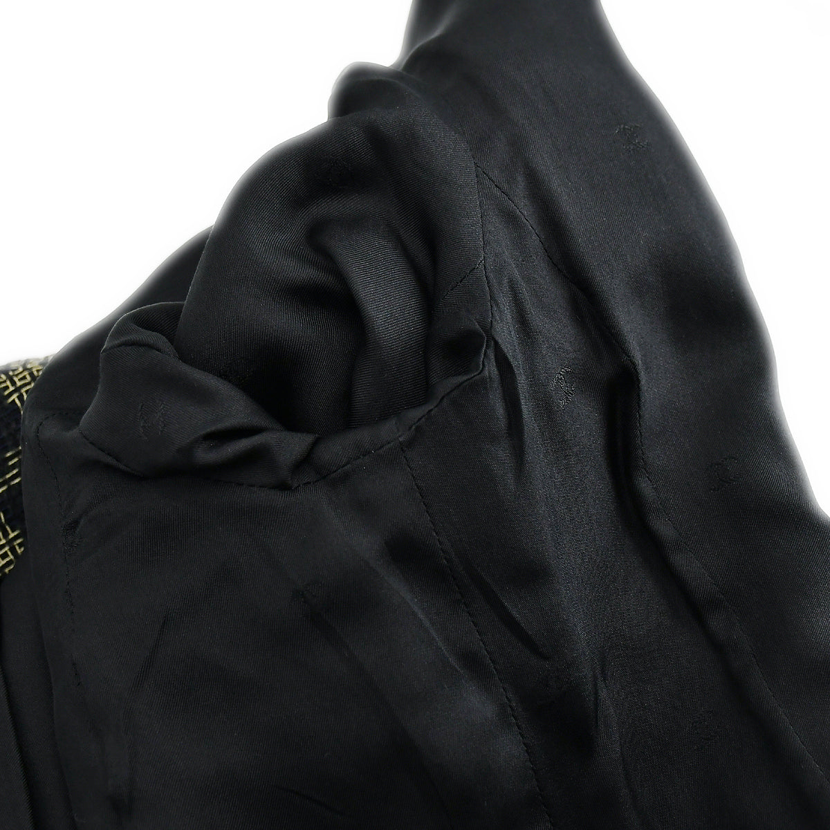 Chanel Single Breasted Jacket Black