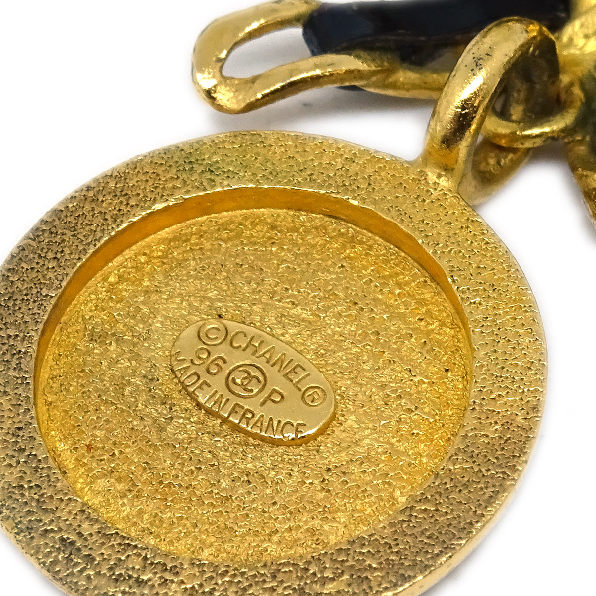 Chanel 1996 Crystal & Gold Medallion Choker