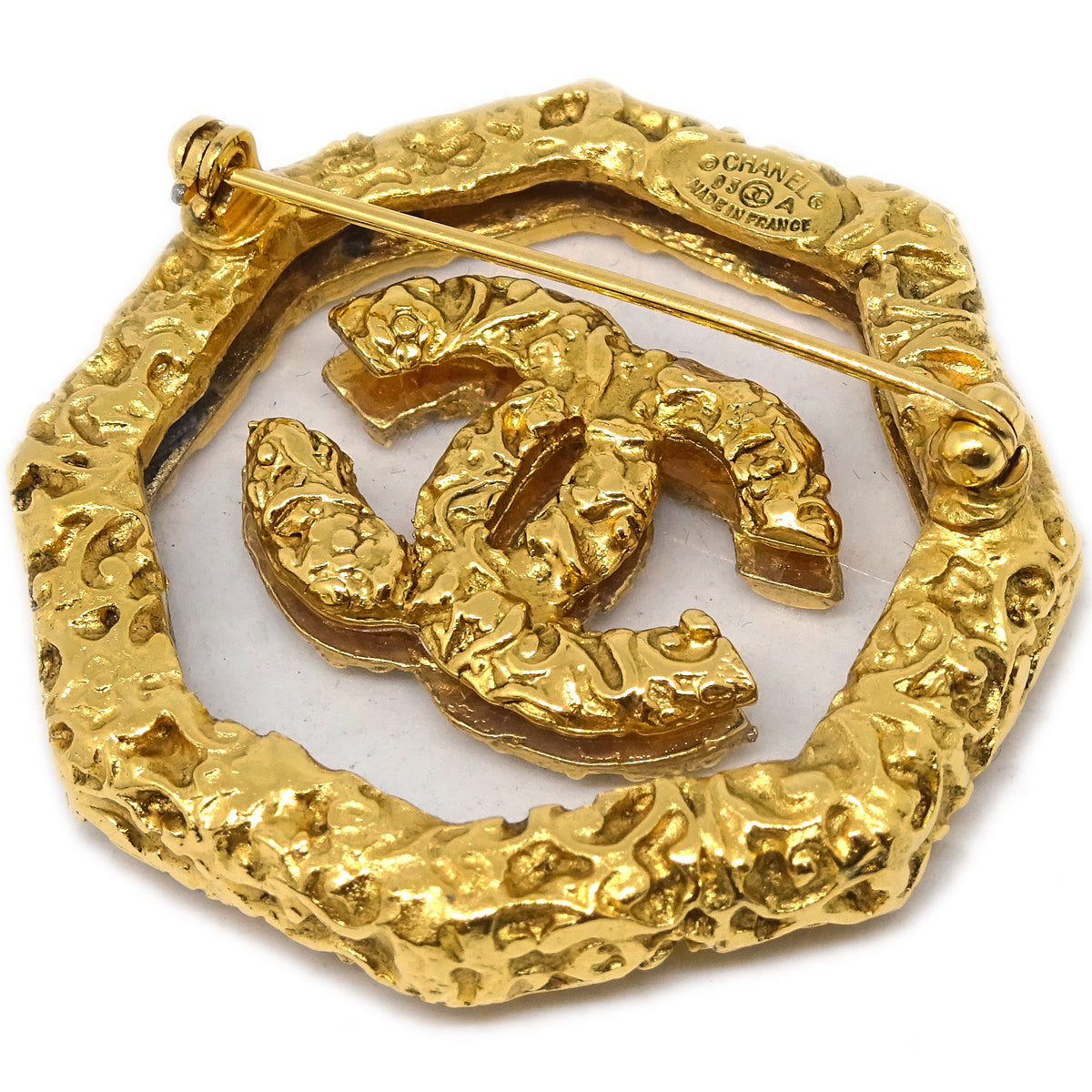 Chanel Brooch Pin Gold 93A