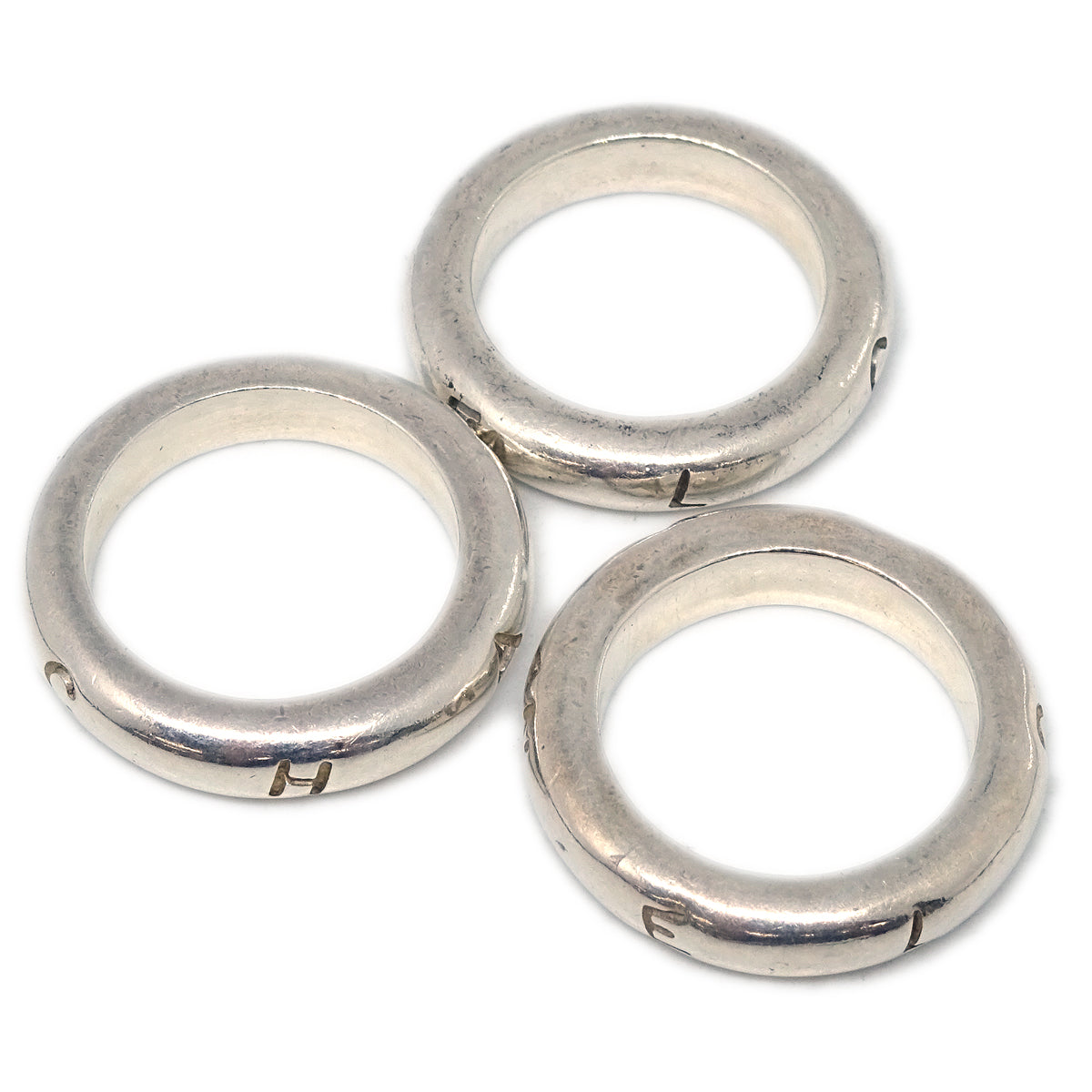 Chanel 3 Rings Set #51.5 #52 #52.5 SV925