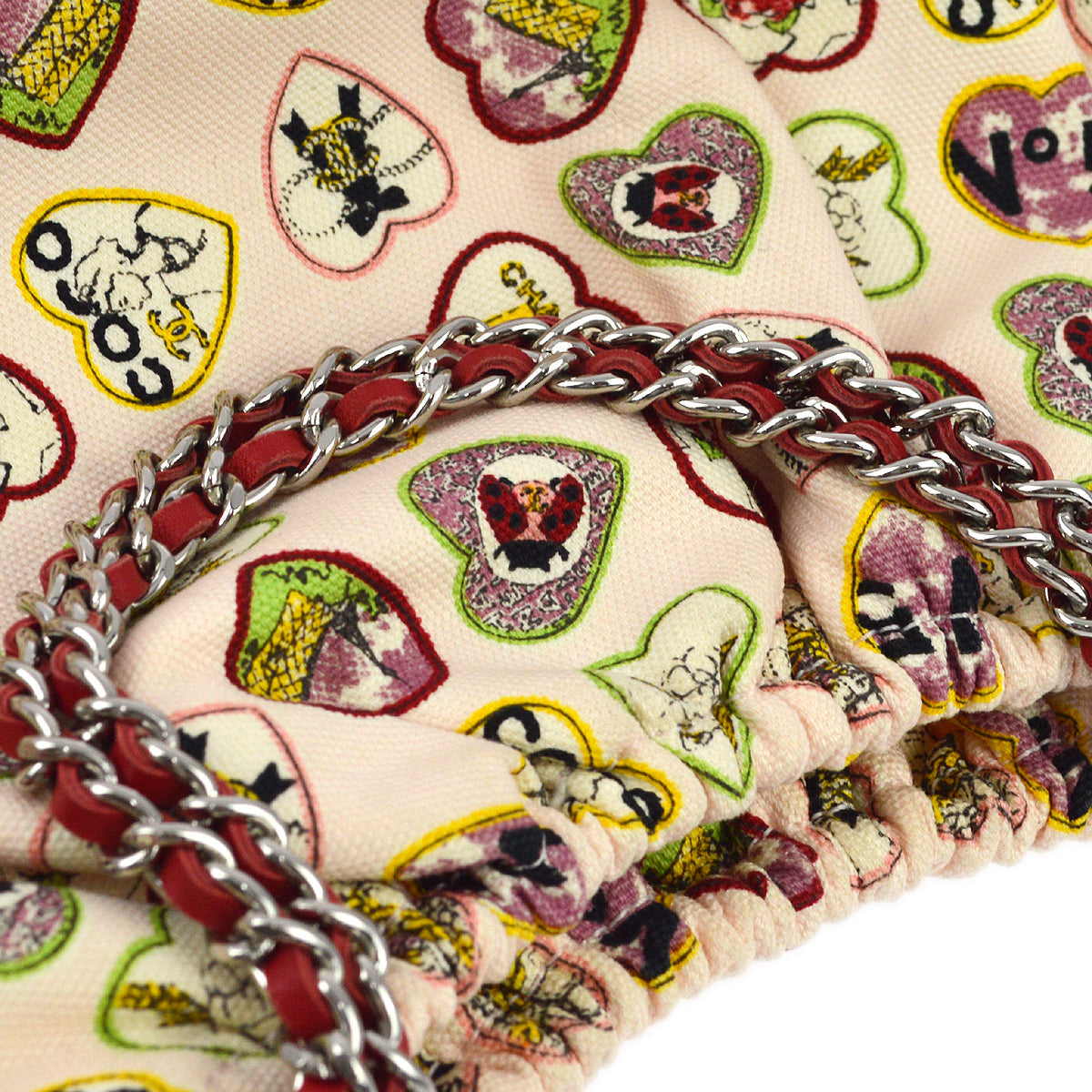 Chanel 2006 Canvas Valentine Handbag